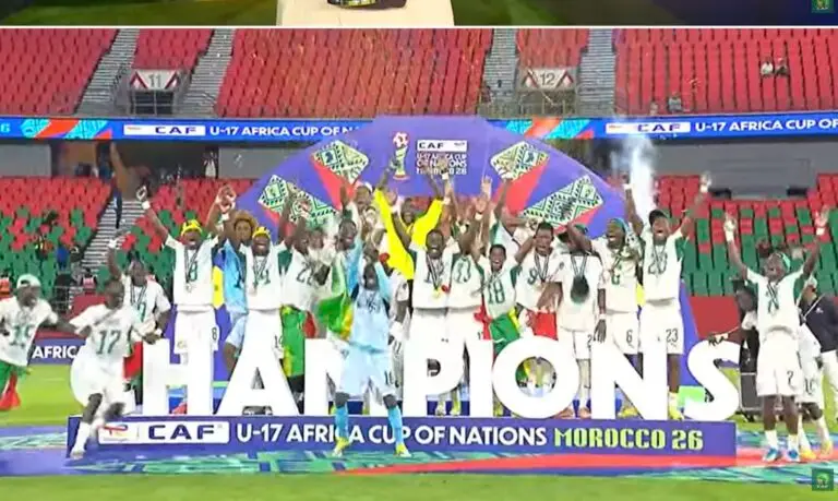 Le Sénégal est champion d’Afrique U17 !
