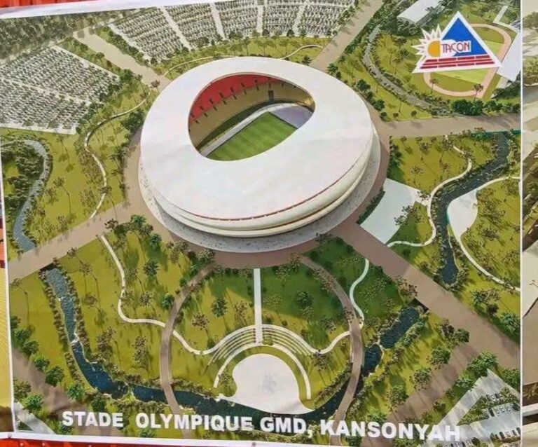 Guinée : le futur stade olympique de 60 000 places se précise à Kansoya