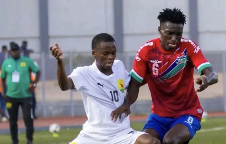 UFOA-A U20 : le Syli junior s’incline face à la Gambie et pourrait retrouver le Sénégal en demi-finale